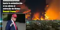 Trump amenazó con bombardear Irán