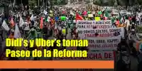 Manifestaciones de conductores de apps en CDMX: caos vial en Reforma y amenazas de nuevas protestas