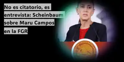 Repara Scheinbaum en el tema de Maru Campos ante la FSGR