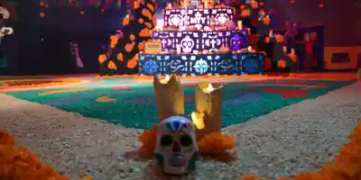 Monterrey muestra altar de muertos inmersivo en el Pabellón