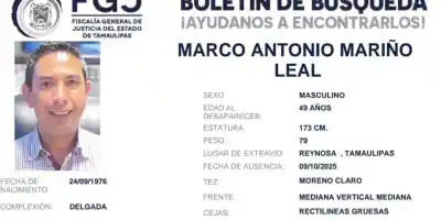 Confirman desaparición de Vicepresidente de FECANACO en Tamaulipas