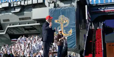 Trump celebra 250° aniversario de la Marina en medio del cierre gubernamental