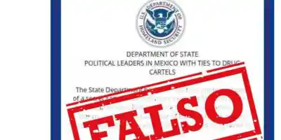Embajada de USA desmiente documento falso sobre políticos mexicanos