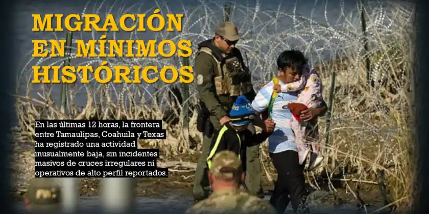 Migración en mínimos históricos