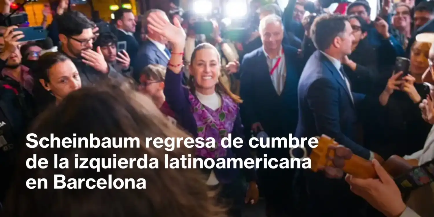 Scheinbaum; más izquierdosa que nunca