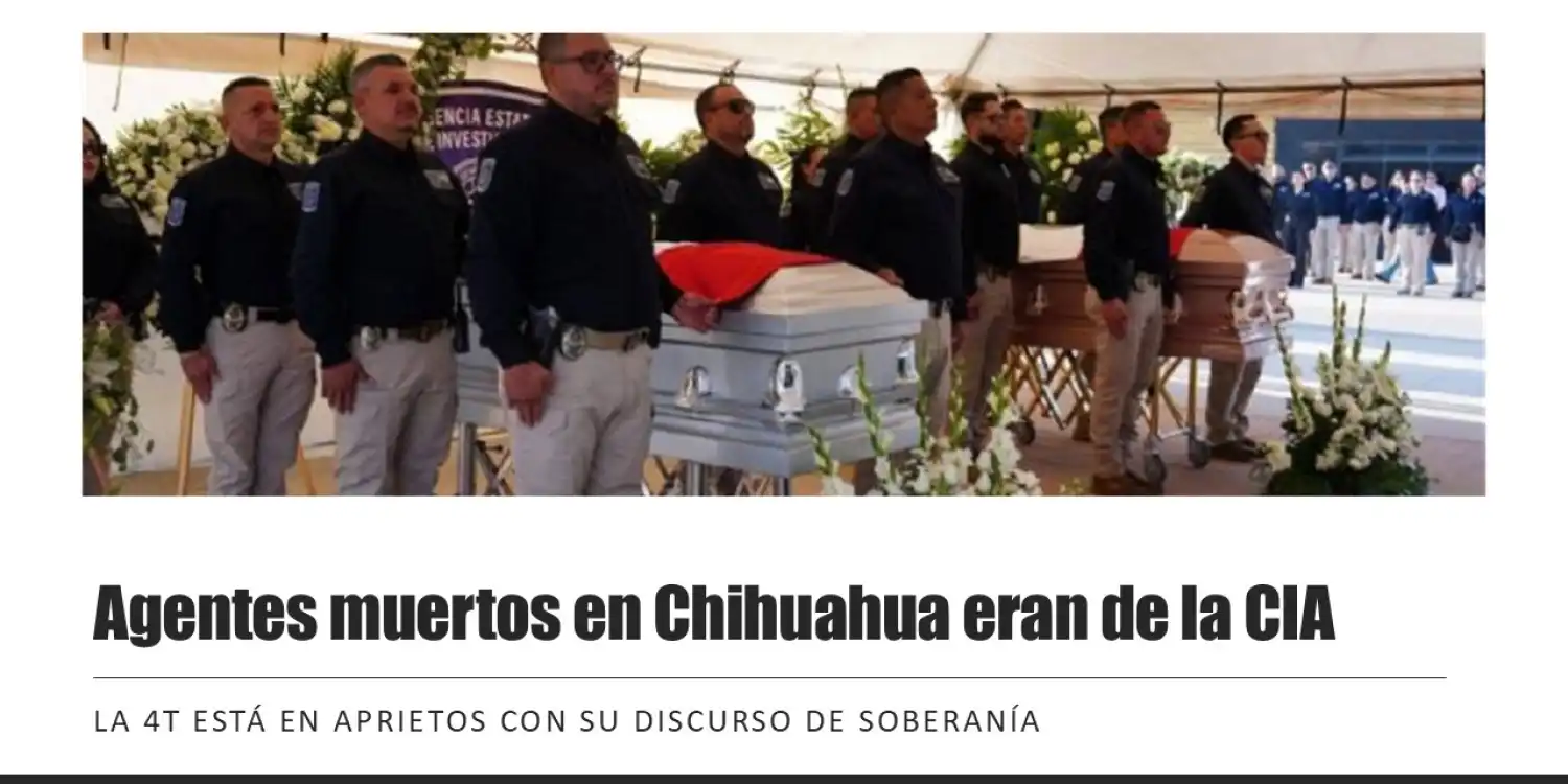 ¡CIA opera en México!